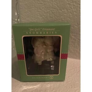 Snowbabies "Spa Girls" Ornament 2008 Department 56 New In Box